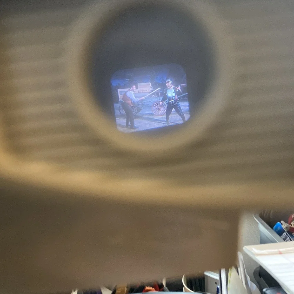 Vintage Viewmaster Viewer 1970s With Bonanza Reel Made USA GAF Vintage A2
